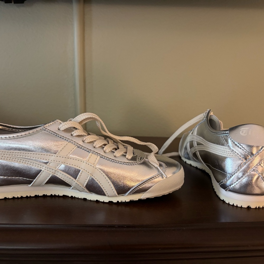 Onitsuka Tiger by Asics Silver Sneakers
